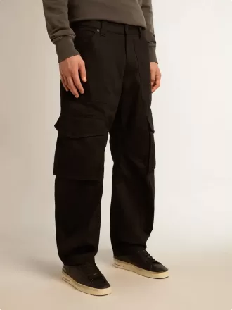 Pantaloni cargo neri