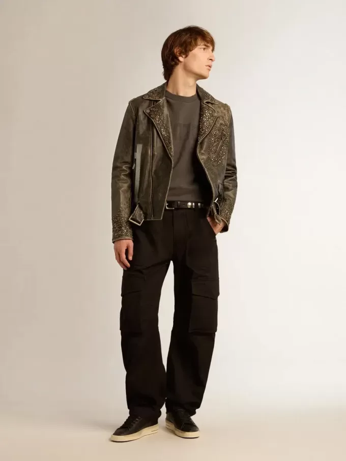 Pantaloni cargo neri Pantaloni cargo neri
