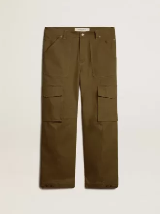 Pantaloni cargo verde oliva Pantaloni cargo verde oliva
