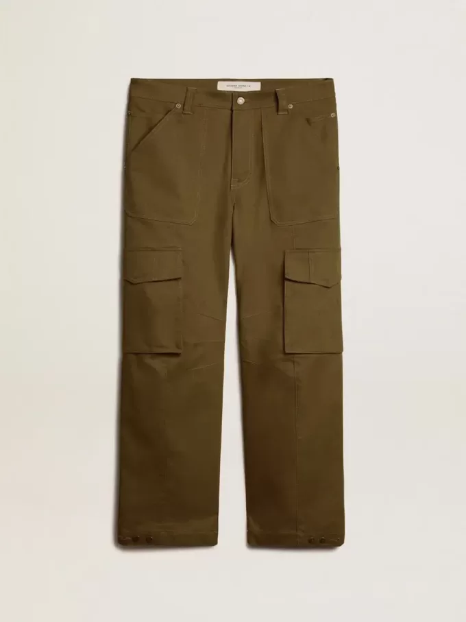 Pantaloni cargo verde oliva Pantaloni cargo verde oliva