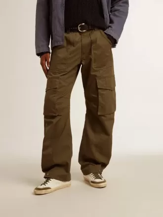 Pantaloni cargo verde oliva Pantaloni cargo verde oliva
