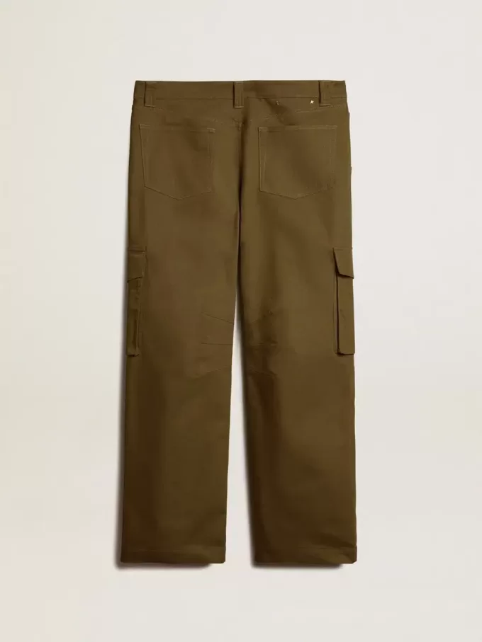 Pantaloni cargo verde oliva Pantaloni cargo verde oliva