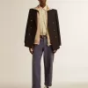 Pantaloni chino da uomo blu con effetto vissuto Pantaloni chino da uomo blu con effetto vissuto