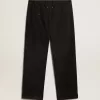 Pantaloni chino da uomo in cotone nero Pantaloni chino da uomo in cotone nero