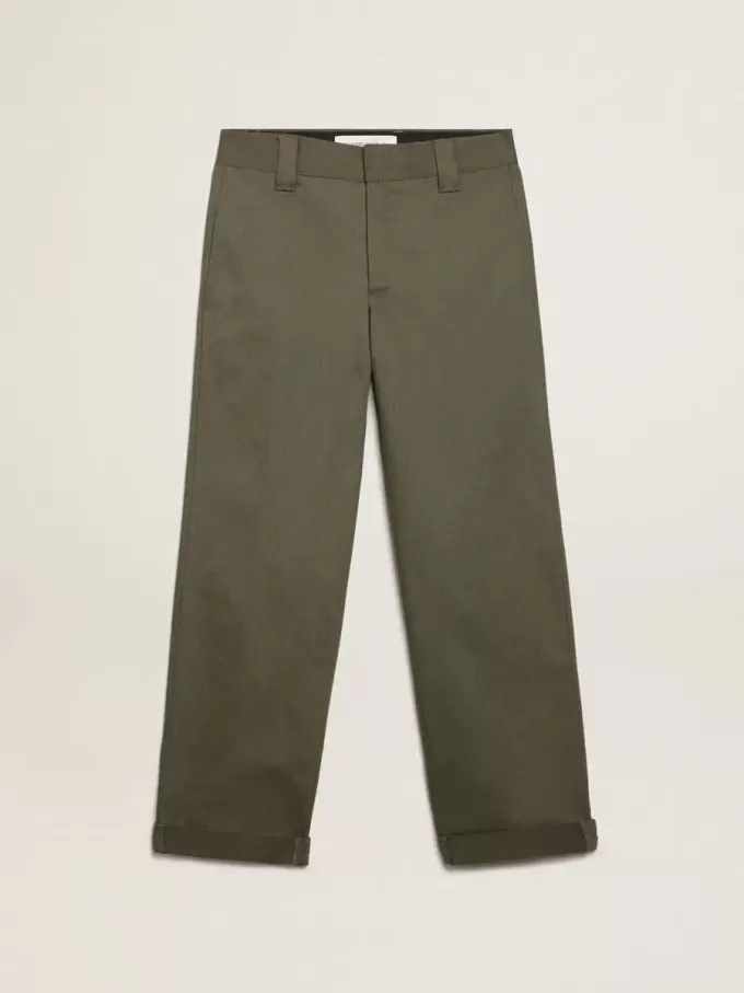 Pantaloni chino Golden Collection verde militare Pantaloni chino Golden Collection verde militare