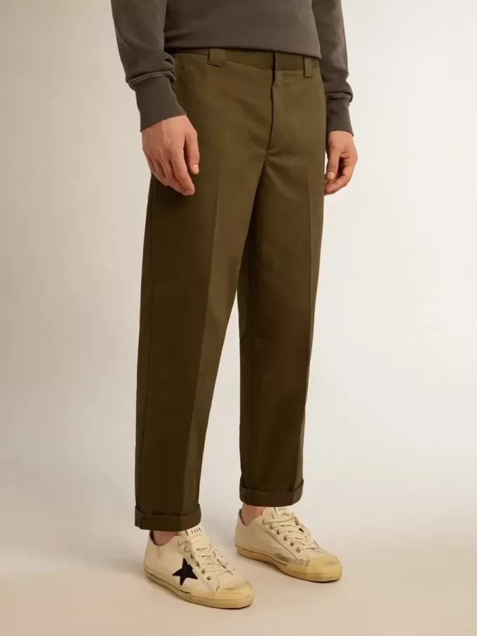 Pantaloni chino Golden Collection verde militare Pantaloni chino Golden Collection verde militare