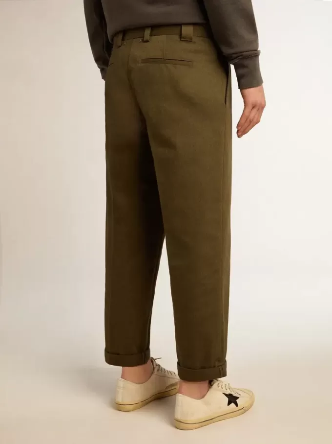 Pantaloni chino Golden Collection verde militare Pantaloni chino Golden Collection verde militare