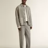 Pantaloni chino in cotone grigio Pantaloni chino in cotone grigio