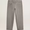 Pantaloni chino in cotone grigio Pantaloni chino in cotone grigio