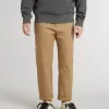 Pantaloni chino per bambino in cotone color tabacco