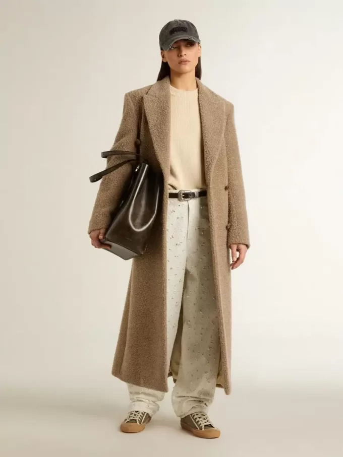 Pantaloni da donna in denim bianco con perline e cristalli Pantaloni da donna in denim bianco con perline e cristalli