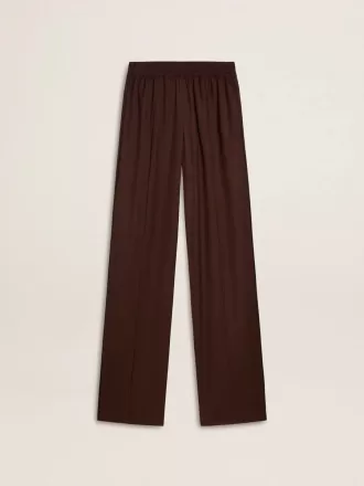 Pantaloni da jogging da donna marroni