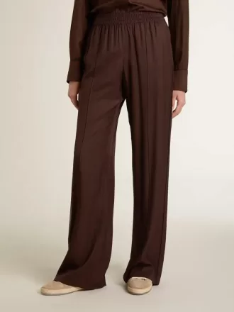 Pantaloni da jogging da donna marroni