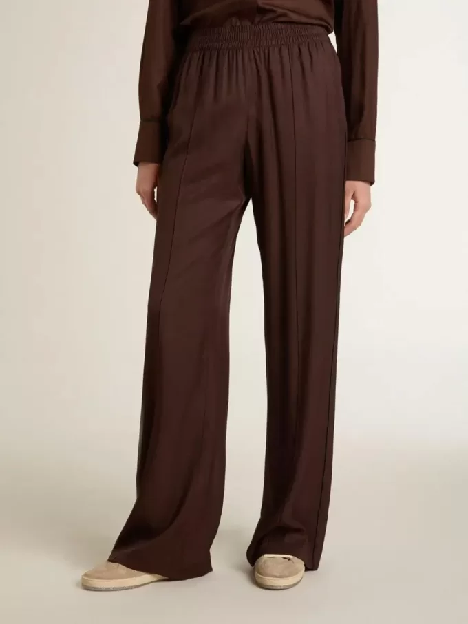 Pantaloni da jogging da donna marroni Pantaloni da jogging da donna marroni