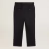 Pantaloni da ragazzo in lana blu scuro