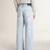 Pantaloni da uomo in denim effetto vissuto Pantaloni da uomo in denim effetto vissuto