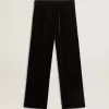 Pantaloni da uomo neri effetto velluto Pantaloni da uomo neri effetto velluto