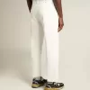 Pantaloni in denim bianco da uomo