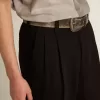 Pantaloni in misto lana e viscosa neri Pantaloni in misto lana e viscosa neri