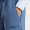 Pantaloni jogging blu da bambino con ricamo