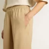 Pantaloni jogging da donna color sabbia Pantaloni jogging da donna color sabbia