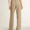 Pantaloni jogging da donna color travertino Pantaloni jogging da donna color travertino