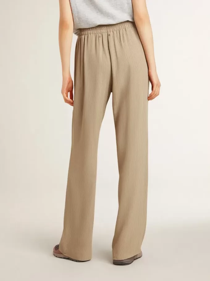 Pantaloni jogging da donna color travertino Pantaloni jogging da donna color travertino