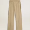 Pantaloni jogging da donna color travertino Pantaloni jogging da donna color travertino