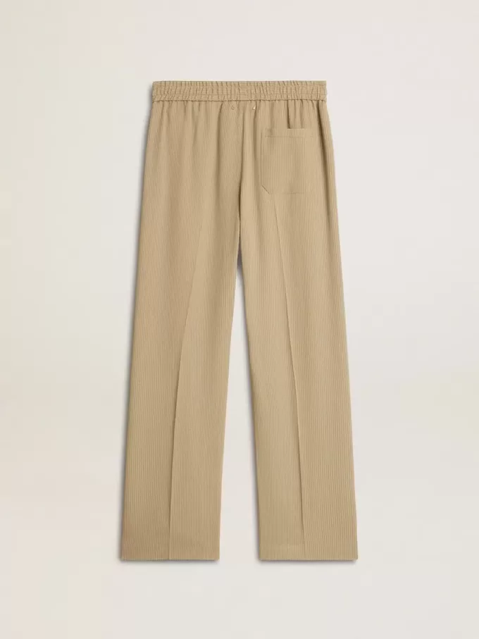 Pantaloni jogging da donna color travertino Pantaloni jogging da donna color travertino