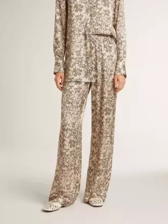 Pantaloni jogging da donna con stampa floreale