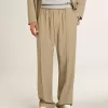 Pantaloni jogging da uomo color travertino