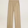 Pantaloni jogging da uomo color travertino