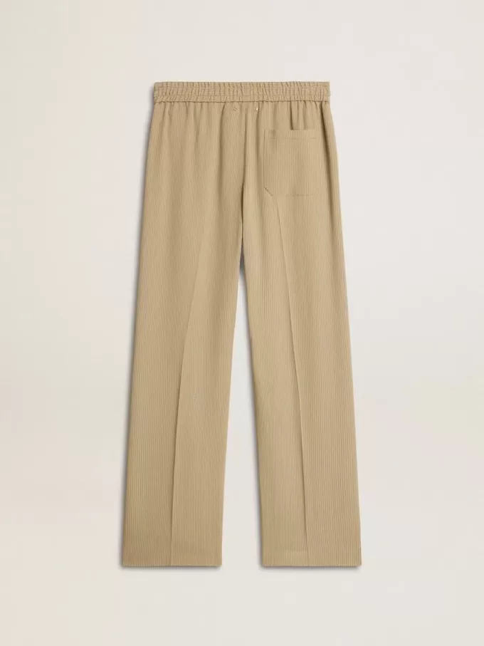 Pantaloni jogging da uomo color travertino