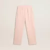 Pantaloni jogging rosa con stampa per bambina Pantaloni jogging rosa con stampa per bambina