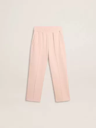 Pantaloni jogging rosa con stampa per bambina Pantaloni jogging rosa con stampa per bambina
