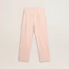 Pantaloni jogging rosa con stampa per bambina Pantaloni jogging rosa con stampa per bambina