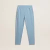Pantaloni jogging stampati azzurri da bambino