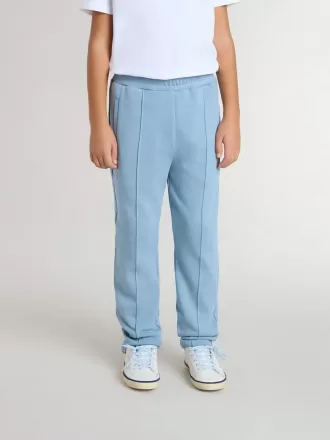 Pantaloni jogging stampati azzurri da bambino