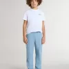 Pantaloni jogging stampati azzurri da bambino