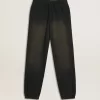 Pantaloni jogging unisex lavati neri