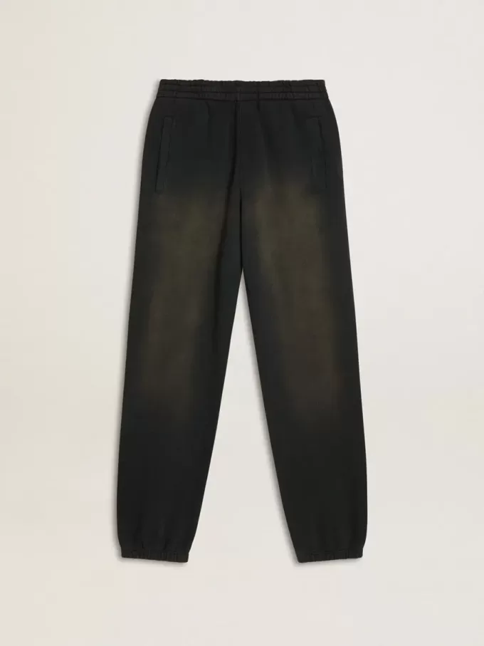 Pantaloni jogging unisex lavati neri