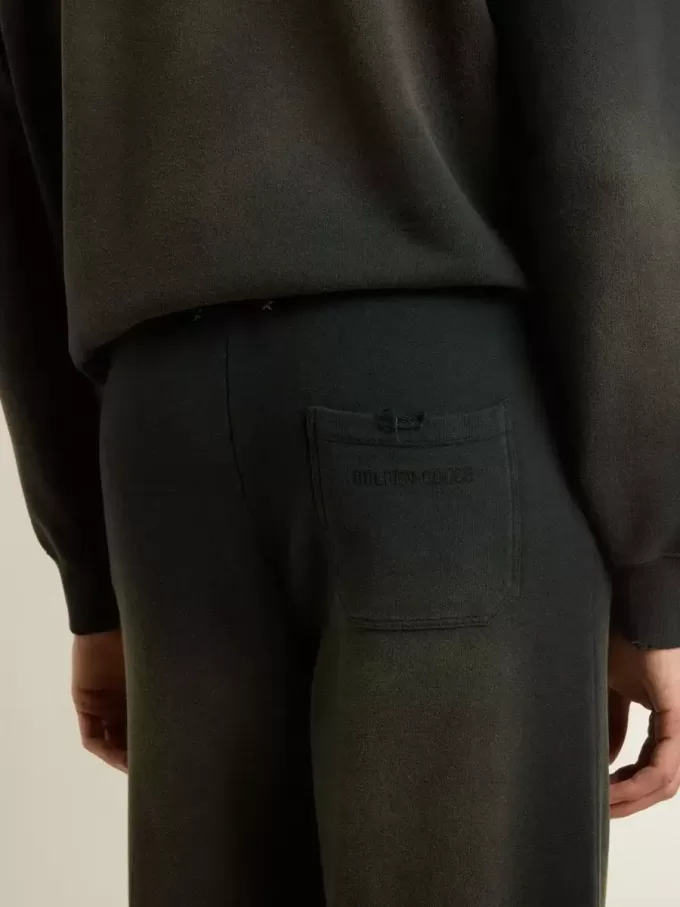 Pantaloni jogging unisex lavati neri