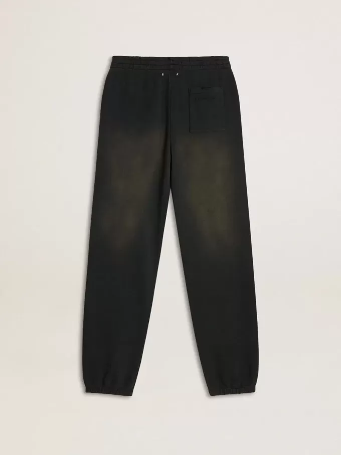 Pantaloni jogging unisex lavati neri