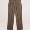 Pantaloni morbidi da uomo in pied-de-poule