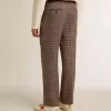 Pantaloni morbidi da uomo in pied-de-poule