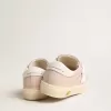 Pink May Teen con stella in pelle bianca Pink May Teen con stella in pelle bianca
