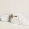 Purestar da donna con stella in pelle e linguetta sul tallone in pelle con stampa cocco Purestar da donna con stella in pelle e linguetta sul tallone in pelle con stampa cocco