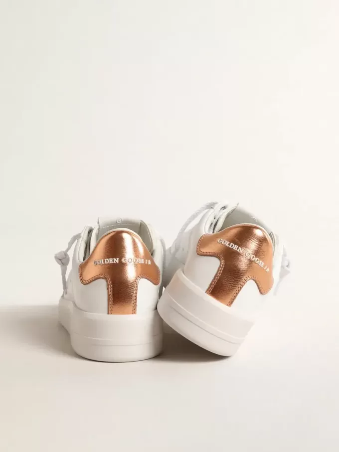 Purestar da donna con tallone in pelle metallizzata color bronzo Purestar da donna con tallone in pelle metallizzata color bronzo