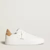 Purestar da uomo con stella in pelle e linguetta sul tallone in pelle con stampa cocco Purestar da uomo con stella in pelle e linguetta sul tallone in pelle con stampa cocco