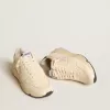 Running Sole da donna in pelle nappa con stella in pelle rosa e linguetta sul tallone in pelle blu Running Sole da donna in pelle nappa con stella in pelle rosa e linguetta sul tallone in pelle blu